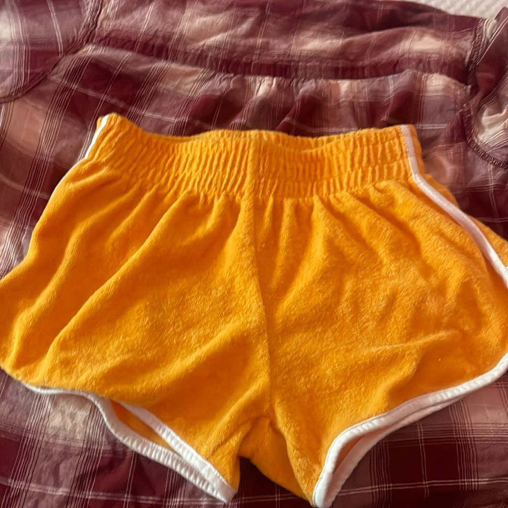 Orange rue 21 shorts great for summer!